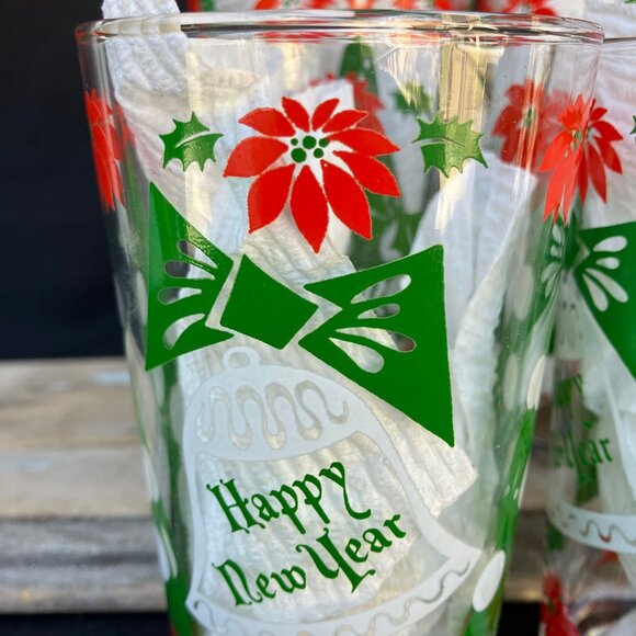 Hazelware Merry Christmas Happy New Year Tumblers - Set of 4 - Picture 3 of 15